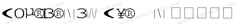Courier New Cyr 85n字体转换